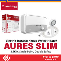 ARISTON ELECTRIC INSTANTANEOUS WATER HEATER AURES SLIM