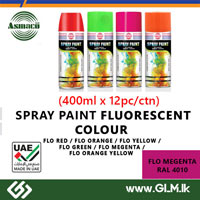 ASMACO Spray Paint Fluorescent Colouer 400ml FLO MEGENTA (RAL4010)
