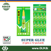 ASMACO SUPER GLUE (3G X 12 PC/CRAD)