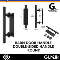 G. (DOT) BARN DOOR HANDLE – DOUBLE-SIDED HANDLE (ROUND)