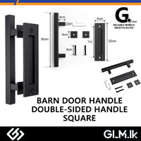 G. (DOT) BARN DOOR HANDLE – DOUBLE-SIDED HANDLE (SQUARE)