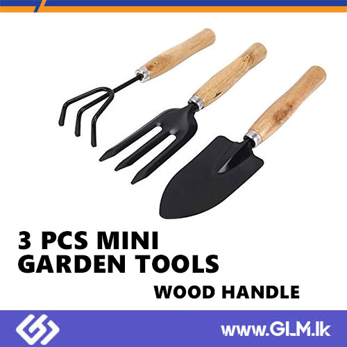 GUARDIN 3 PCS MINI GARDEN TOOLS – WOOD HANDLE