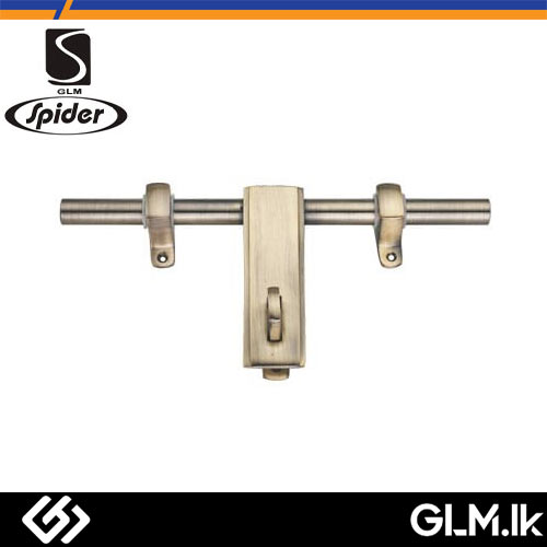 SPIDER BRASS PADBOLT DOOR ALDROP 10