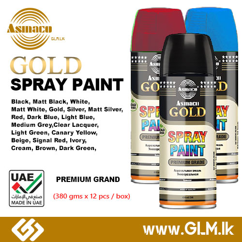 ASMACO Spray Paint - 280G (interior - exterior cfc free)  gold