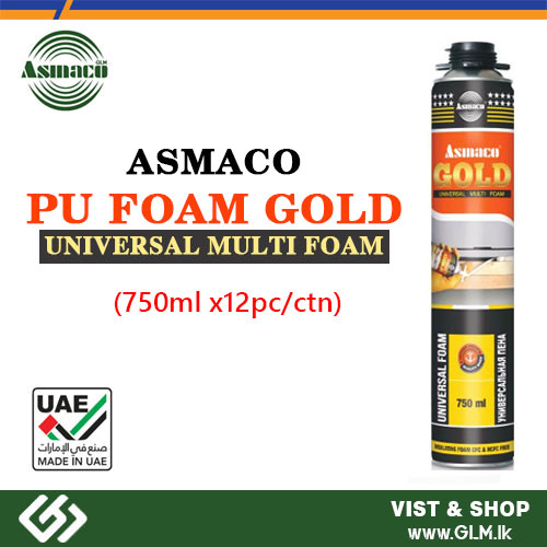 ASMACO PU FOAM GOLD UNIVERSAL MULTI FOAM (750ML)