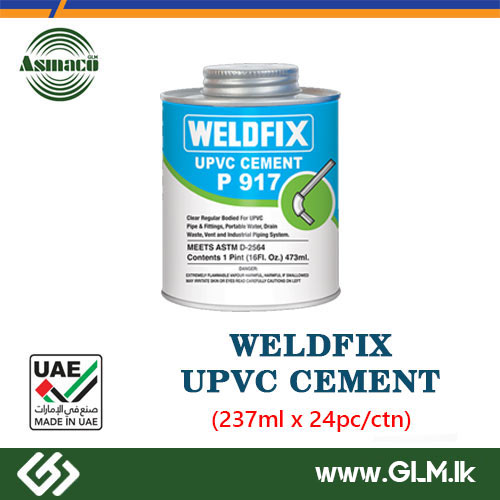 ASMACO WELDFIX UPVC CEMENT 237ML