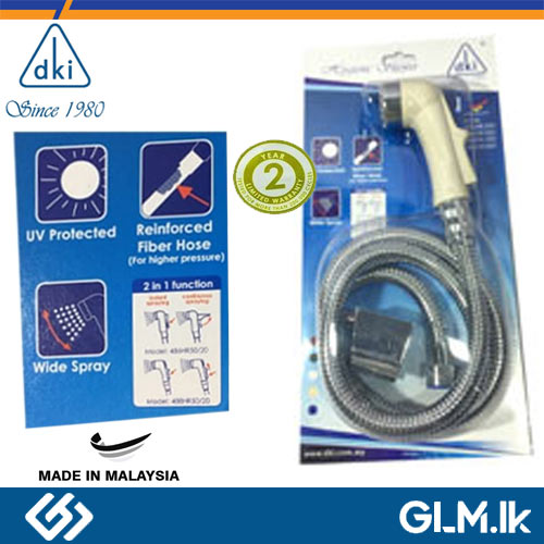 DKI BIDET SPRAY WITH SS HOSE IVORY