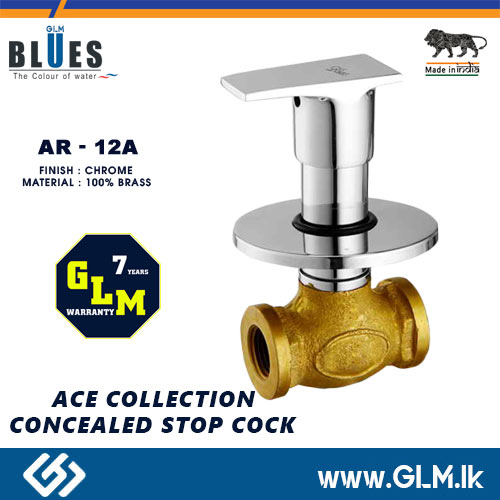 BLUES CONCEALED STOP COCK ART COLLECTION AR-12A SIZE 3/4