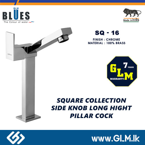 BLUES SIDE KNOB LONG HIGHT PILLAR COCK   SQUARE COLLECTION SQ-71