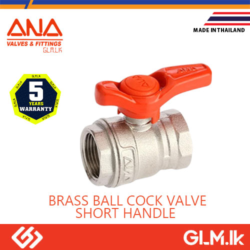 ANA BRASS BALL COCK VALVE 3/8