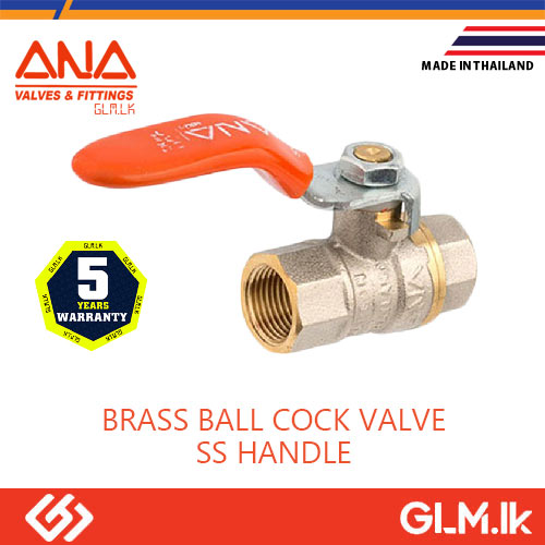 ANA BRASS BALL COCK VALVE 3/8