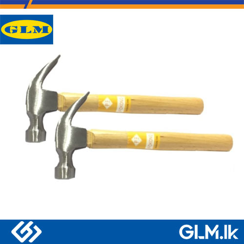 STEEL CLAW HAMMER WOOD HANDLE MEDIUM 500 GRAM