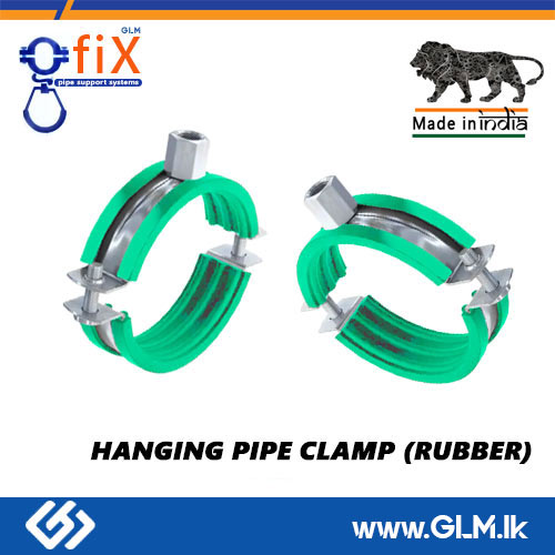 G FIX HANGING PIPE CLAMP (RUBBER)  1 1/2 