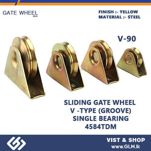 SLIDING GATE WHEEL IRON V TYPE(GROOVE) 90 MM