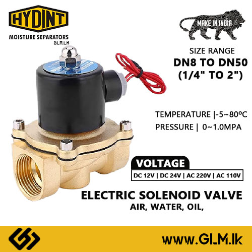 HYDINT ELECTRIC SOLENOID VALVE DC 12V DN 25 | 1