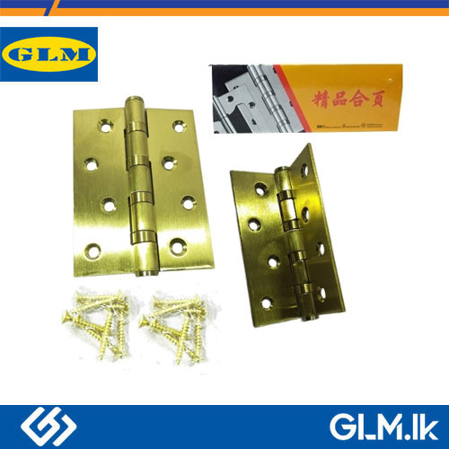 STAINLESS STEEL 4X3 HINGES WITH SEREWS BRASS (PER PAIR)