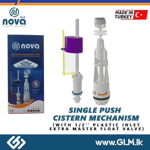NOVA SINGLE PUSH CISTERN MECHANISM