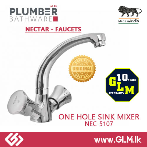 PLUMBER BRASS ONE HOLE SINK MIXER  1/2