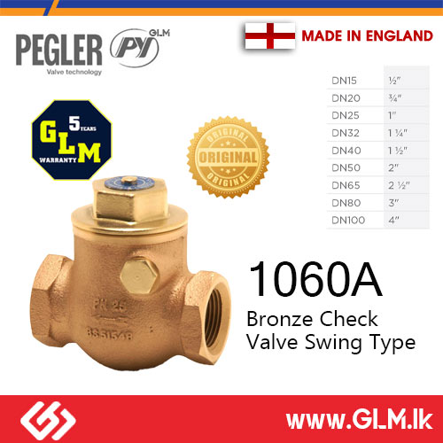 PEGLER BRONZE CHECK VALVE – SWING TYPE  DN100 (4
