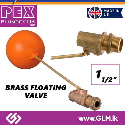 PEX BRASS FLOATING VALVE 1 1/2 