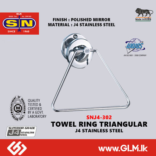 SNJ4-302 TOWEL RING TRIANGULAR