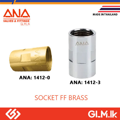 ANA SOCKET FF BRASS  1/2