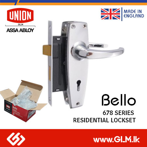 UNION - BELLO SINGLE DOOR LOCK - 678-95 CH