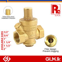 R9 BRASS ADJUSTABLE WATER PRESSURE REDUCING VALVE 1 1/4