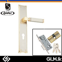 SPIDER BRASS MAIN DOOR LOCK FB45