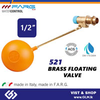 FARG BRASS FLOATING VALVE 1/2