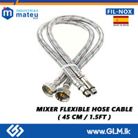 FIL -NOX MATEU MIXER FLEXIBLE HOSE CABLE ( 45 CM / 1.5FT )