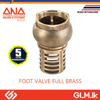 ANA FOOT VALVE FULL BRASS   1  1/2 