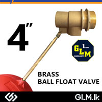 HEAVY-DUTY BRASS BALL FLOAT VALVES  4”