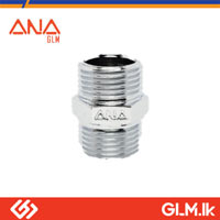 ANA BRASS BARRELL NIPPLE CHROME PLATED  1/2