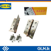 STAINLESS STEEL 4X3 HINGES WITH SEREWS AB (PER PAIR)