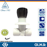 DKI CONCEAL STOP COCK VALVE BLACK HEAD 3/4