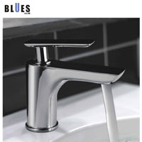 BLUES PLATINA SINGLE LEVER BASIN MIXER TAP HOT & COLD