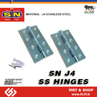 SN J4 HINGES 3 X 2 -1.7MM (16) WELDED