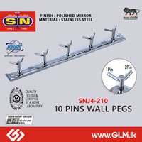 SN J4-210 10 PINS WALL PEGS