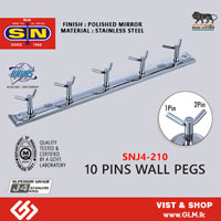 SN J4-210 10 PINS WALL PEGS