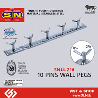 SN J4-210 10 PINS WALL PEGS