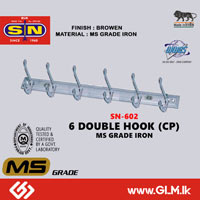 SN-602 CP 6 DOUBLE HOOK MS GRADE IRON