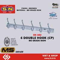 SN-602 CP 6 DOUBLE HOOK MS GRADE IRON