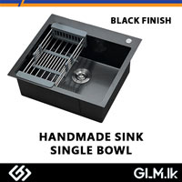 SS HANDMADE SINK SINGLE BOWL BLACK