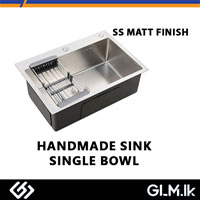 SS HANDMADE SINK SINGLE BOWL SS MATT