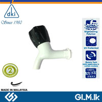 DKI BIB TAP ROUND BLACK HEAD 1/2