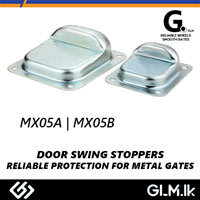 G. DOOR SWING STOPPERS RELIABLE PROTECTION FOR METAL GATES -MEDIUM