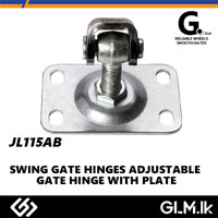 G. SWING GATE HINGES ADJUSTABLE GATE HINGE WITH PLATE